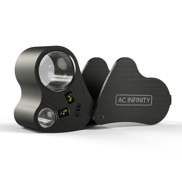 Jewelers Loupe, Pocket Magnifying Glass with LED Light &amp; Dual Lenses