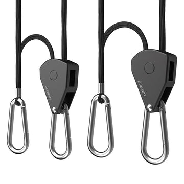AC Infinity Heavy-Duty Adjustable Rope Clip Hanger - Regulowane wieszaki linowe