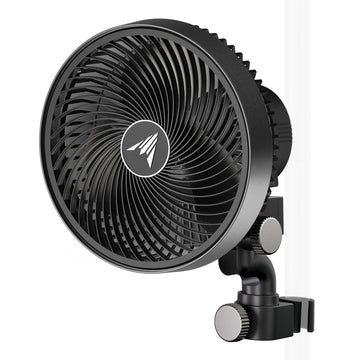 CLOUDRAY A6, Grow Tent Fan with Clip, 150mm, 10 Speeds, EC Motor, Manual Rotation