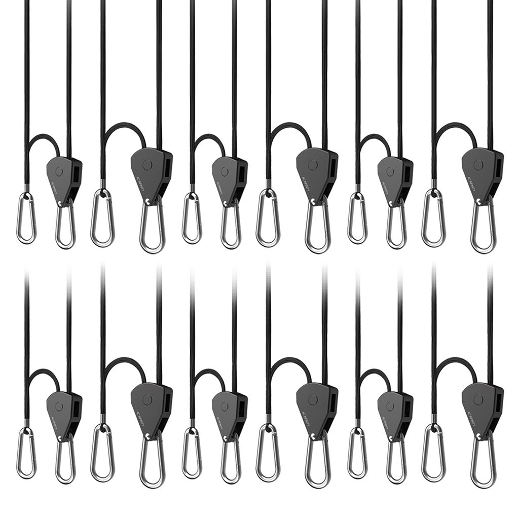 AC Infinity Heavy-Duty Adjustable Rope Clip Hanger - Regulowane wieszaki linowe