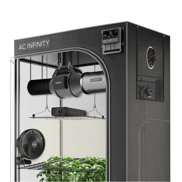 Advanced tent system for growing plants, WiFi-integrated control