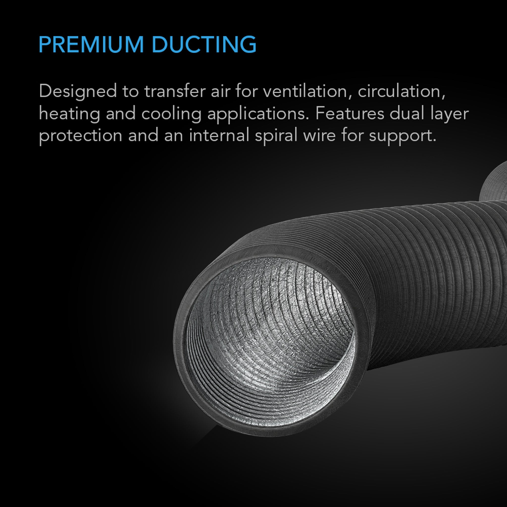 AC Infinity Flexible Four-Layer Ducting - Czterowarstwowe, elastyczne przewody wentylacyjne