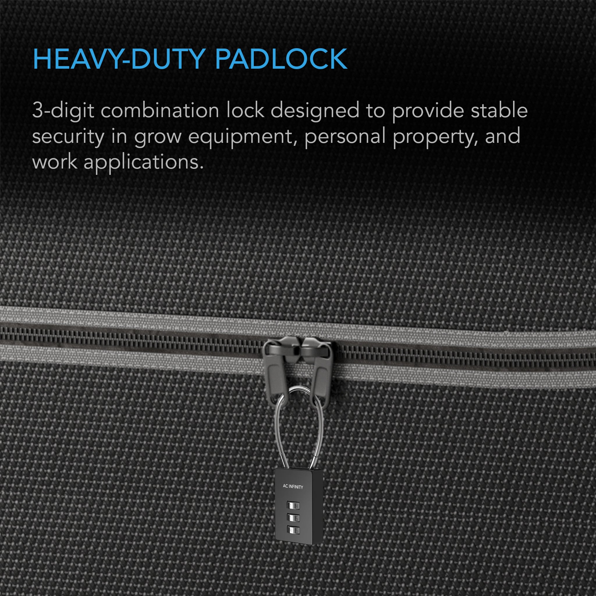 Combination lock, flexible steel cable loop, set of 2