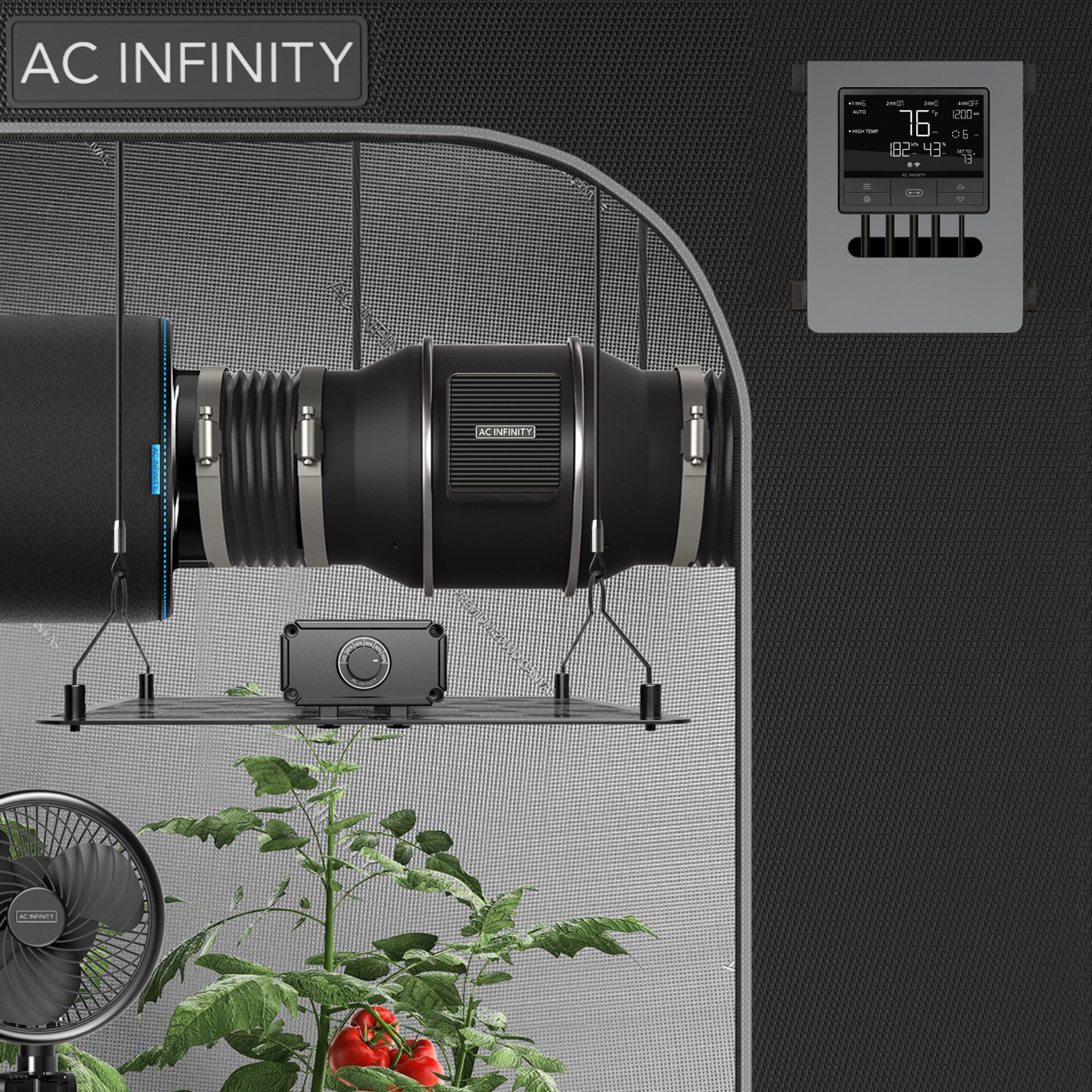 AC Infinity CLOUDLINE T - Inteligentne wentylatory kanałowe